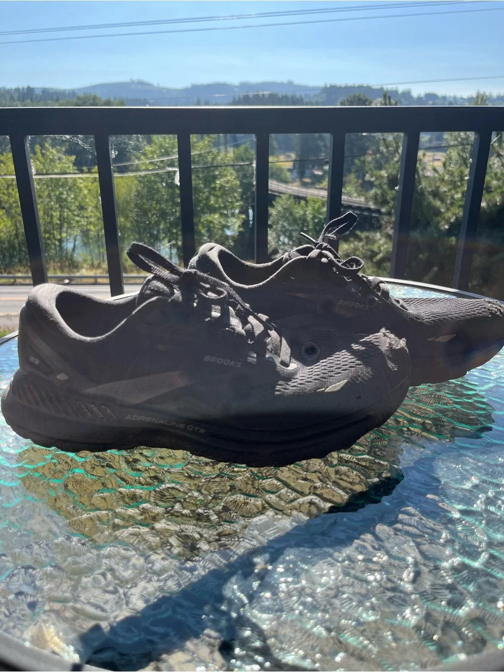 Brooks Woman’s Adrenaline GTS Running Shoes — Black